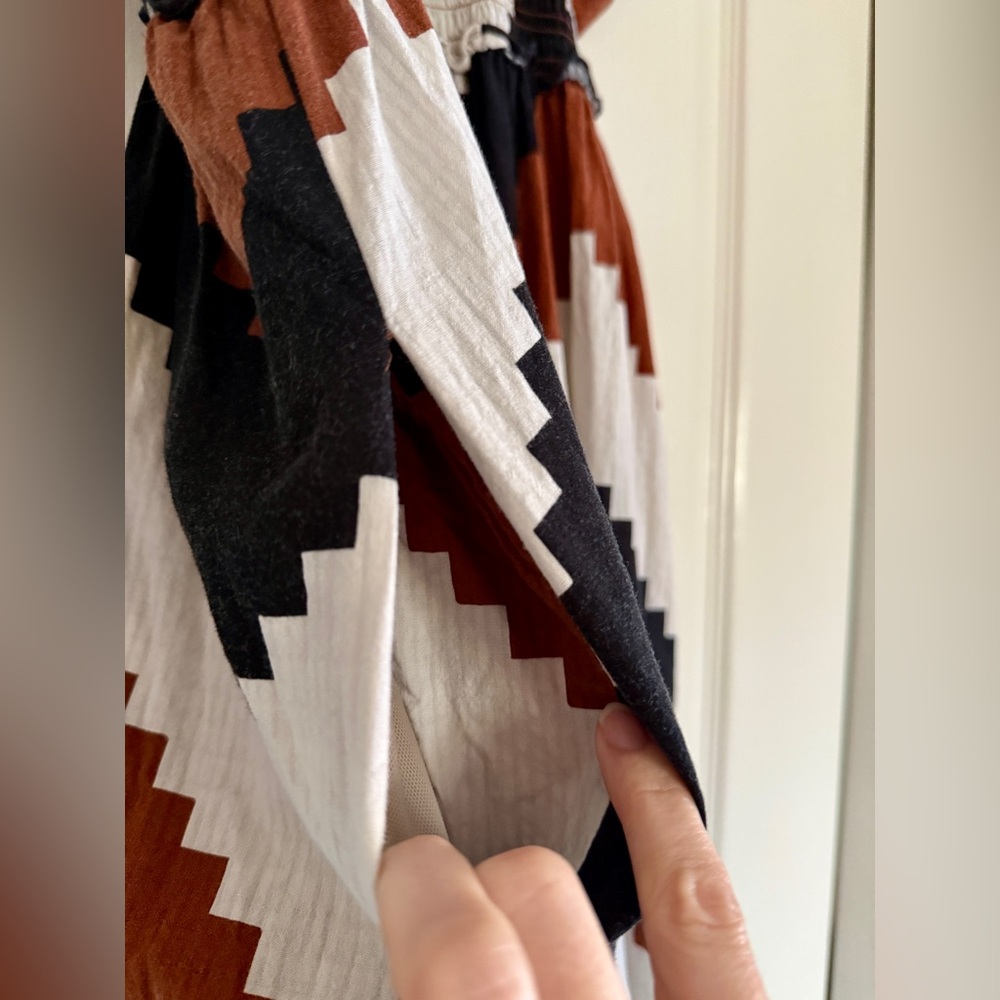 Anthropologie PLENTY by TRACY REESE Halter Maxi Dress - Chevron Size Medium - Picture 7 of 10
